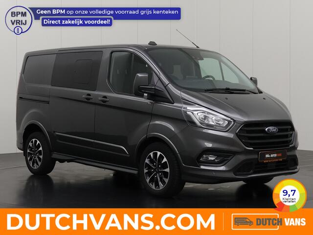 Ford TRANSIT CUSTOM 2.0TDCI 170PK Automaat Sport Dubbele Cabine | Leder | Navigatie | Camera | 2xSchuifdeur | Trekhaak