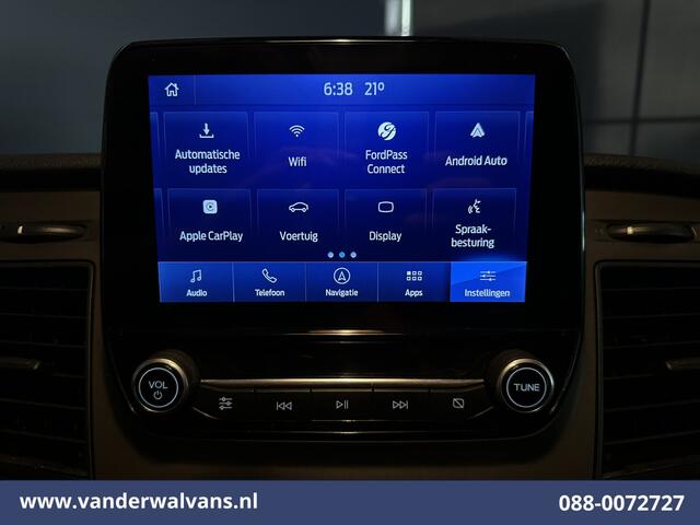 Ford TRANSIT CUSTOM 2.0 TDCI 105pk L2H1 Euro6 Airco | Camera | Apple Carplay | Cruisecontrol | LED | Stoelverwarming Verwamde voorruit, Android Auto, Parkeersensoren, Bijrijdersbank, 2800kg trekvermogen