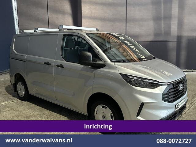 Ford TRANSIT CUSTOM 2.0 TDCI 150pk L1H1 Inrichting Euro6 Airco | Camera | LED | Apple Carplay | Cruisecontrol Android Auto, 2590kg Trekhaak, Verwarmde voorruit, Stoelverwarming, Parkeersensoren, Dakdragers, Bijrijdersbank