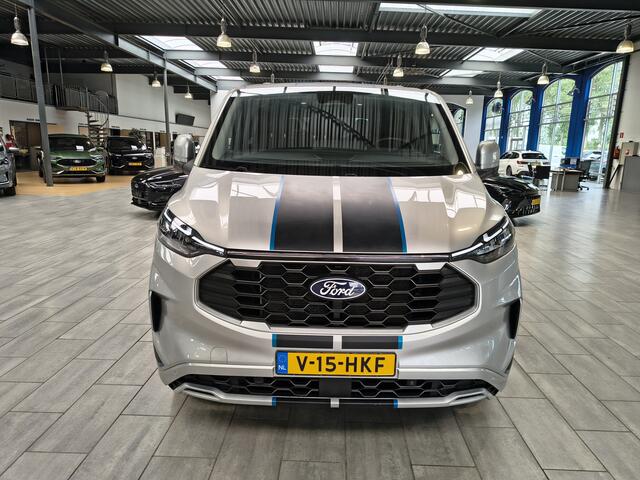 Ford TRANSIT CUSTOM 300 2.0 TDCI 170 pk L2H1 Sport DC | Trekhaak | 360° Camera | B&O | Adapt. cruise | 4 seiz. banden | 6 persoons | BPM vrij!