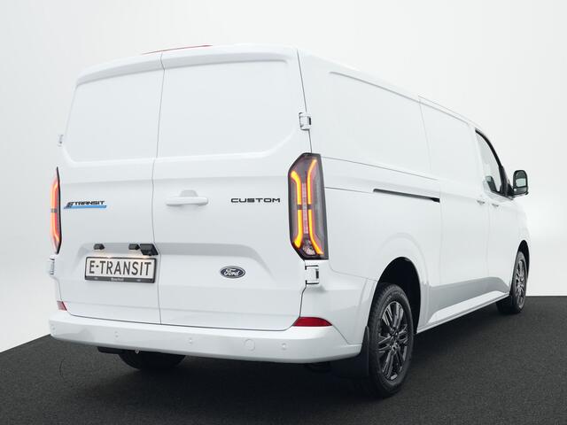 Ford TRANSIT CUSTOM E-Transit 340 L2H1 Limited 71 kWh 360 graden camera | Stoelverwarming | Navigatie |