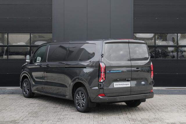 Ford TRANSIT CUSTOM E-Transit 340 L2H1 Limited 71 kWh 218pk - 2x Schuifdeur - LED - 360 Camera - B&O - ACC - Navi - Stoel/Stuurverwarming - Rijklaar