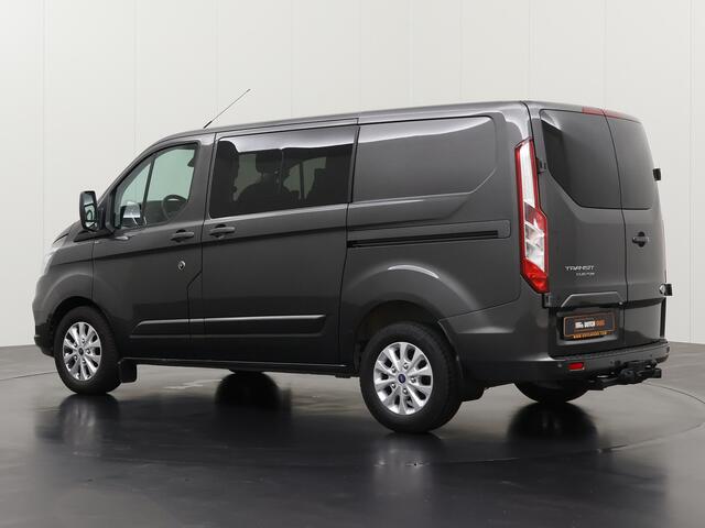 Ford TRANSIT CUSTOM 2.0TDCi 130PK Limited Dubbele Cabine | 2xSchuifdeur | Navigatie | Camera | Airco | Cruise | Trekhaak