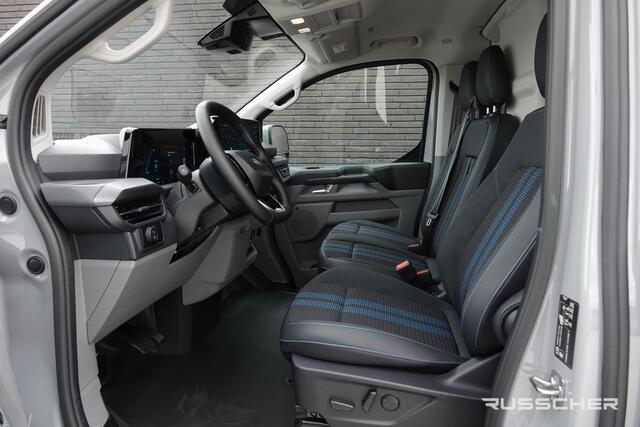 Ford TRANSIT CUSTOM E-Transit L2H1 218Pk Aut. | Elektrisch | Nieuwe 71Kwh Accu | Sport 340 | 2xSchuifdeur | 360° Camera | B&O Sound | 19''
