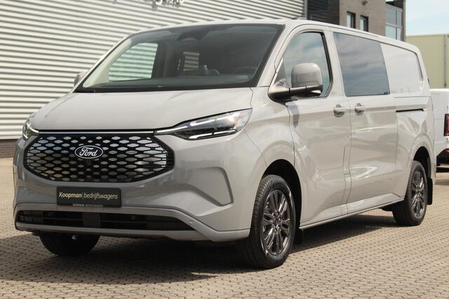 Ford TRANSIT CUSTOM E-Transit 320 L2H1 Limited DC | 71 kWh | Driver Assist | Adap. Cruise | 360gr Camera | Carplay/Android | Lease 824,- p/m
