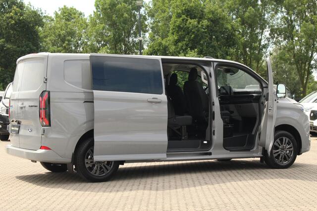 Ford TRANSIT CUSTOM E-Transit 320 L2H1 Limited DC | 71 kWh | Driver Assist | Adap. Cruise | 360gr Camera | Carplay/Android | Lease 824,- p/m