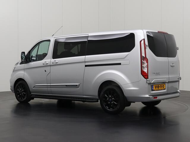 Ford TRANSIT CUSTOM 2.0TDCI Automaat Dubbele Cabine | Platinum Edition | 2xSchuifdeur | Navigatie | Camera | Leder | Airco | Cruise