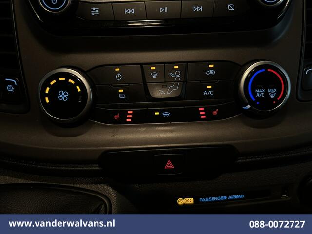Ford TRANSIT CUSTOM 2.0 TDCI 130pk L2H1 Euro6 Airco | Camera | LED | Apple Carplay | Cruisecontrol | 2800kg Trekhaak Cruisecontrol, Stoelverwarming, Verwarmde voorruit, Parkeersensoren, Bijrijdersbank