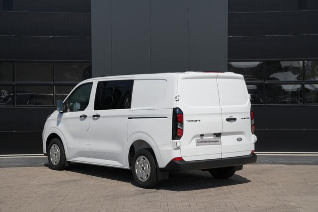 Ford TRANSIT CUSTOM 320 2.0 TDCI L1H1 Trend DC 136pk - 2x Schuif - Stoel/stuurverwarming - Cruise - Navi - Camera - Rijklaar