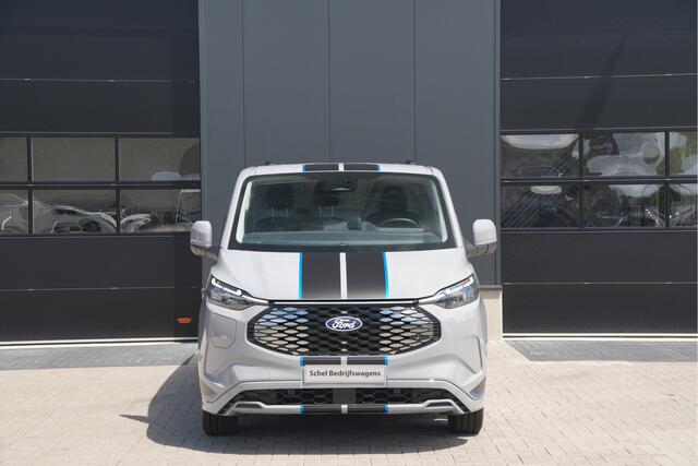 Ford TRANSIT CUSTOM E-Transit 320 L2H1 Sport 71 kWh 218pk - 2x Schuif - Stoel/Stuurverwarming - Cruise - Keyless - Rijklaar
