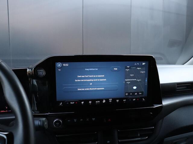 Ford TRANSIT CUSTOM 320 2.5 PHEV L2H1 Black Platinum DC | 5 PERS. | LEDER | DUBBELE SCHUIFDEUR | 360° CAMERA | TREKHAAK | NAVI | CRUISE | STOEL/STUURVERW. |