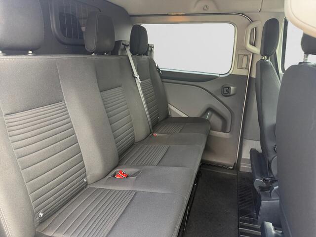 Ford TRANSIT CUSTOM 320 2.0 TDCI Dubbele Cabine Aut- 2x Schuifdeur, Carplay, Android Auto, Lane Assist, Stoelverwarming