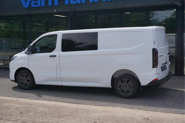 Ford TRANSIT CUSTOM 320L 2.5 PHEV Hybride 233PK Dubbel Cabine PRIJS INCL. BPM !! 13" Navi, Adap. Cruise, Camera 17" LM!! NR. HYB025