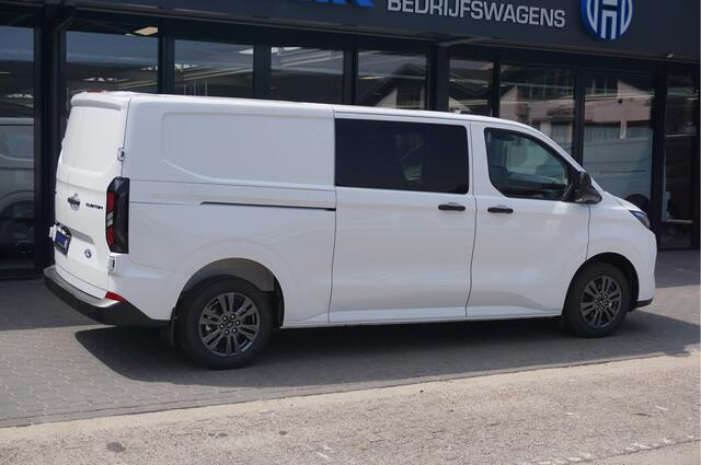 Ford TRANSIT CUSTOM 320L 2.5 PHEV Hybride 233PK Dubbel Cabine PRIJS INCL. BPM !! 13" Navi, Adap. Cruise, Camera 17" LM!! NR. HYB025