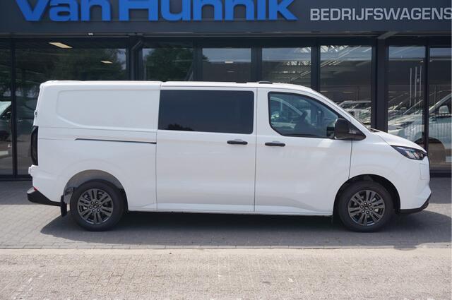 Ford TRANSIT CUSTOM 320L 2.5 PHEV Hybride 233PK Dubbel Cabine PRIJS INCL. BPM !! 13" Navi, Adap. Cruise, Camera 17" LM!! NR. HYB025