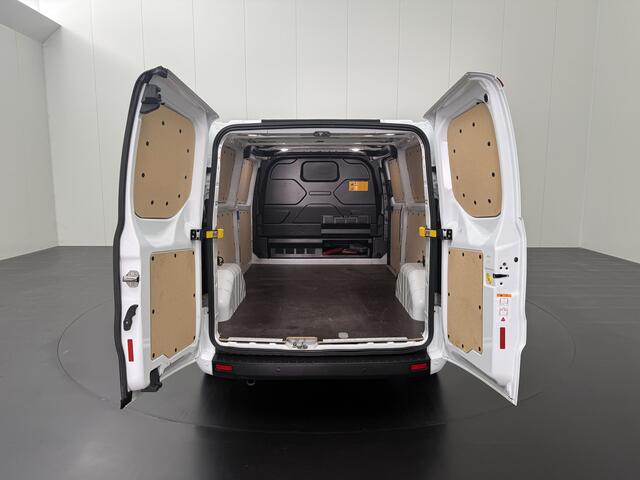 Ford TRANSIT CUSTOM 2.0TDCi Lang | Achterdeuren | Multimedia | Camera | Airco | Cruise | 3-Zits | Betimmering