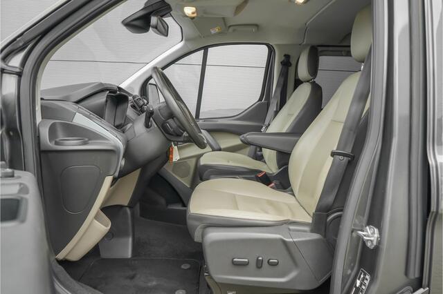 Ford TRANSIT CUSTOM 270 2.0 TDCI Limited DC 2x Schuifdeur Marge Trekhaak Camera 16"