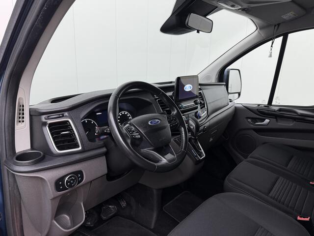 Ford TRANSIT CUSTOM 2.0TDCI 170PK Automaat Lang Limited Dubbele Cabine | 6-Persoons | Navigatie | Camera | 2xSchuifdeur | Airco | Cruise | Trekhaak