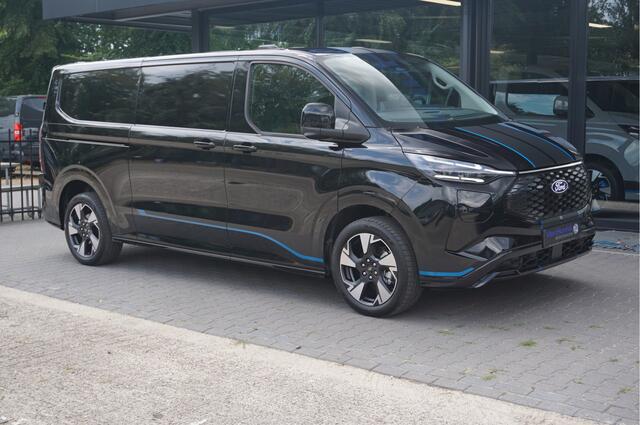 Ford TRANSIT CUSTOM E-Custom 340L 218PK 71KWH Sport AUT Elektrisch Navi, ACC, 360° Cam, Matrix LED, B&O, 19" LM, 2x Schuifdeur!! NR. P05*