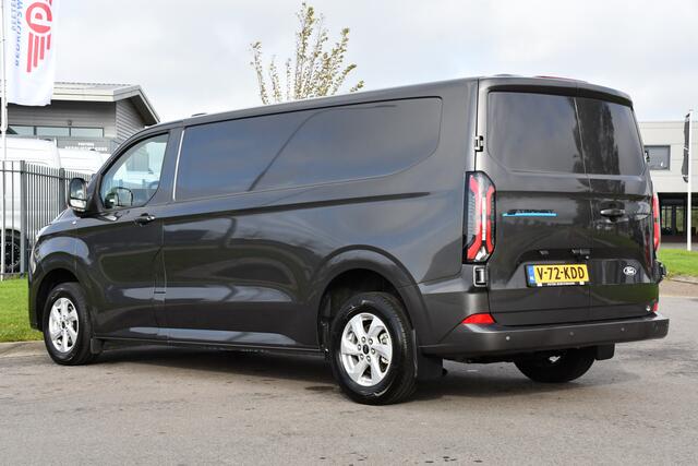 Ford TRANSIT CUSTOM E-Transit 340 L2H1 Limited 65 kWh Virtual, Adaptieve Cruise, Camera, Carplay, Stoelverwarming, LED, 218pk, NAVI, Uniek!