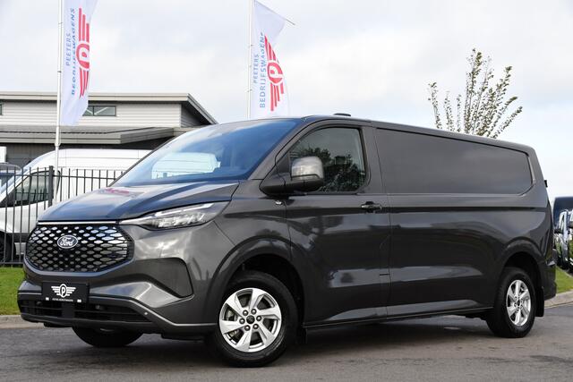 Ford TRANSIT CUSTOM E-Transit 340 L2H1 Limited 65 kWh Virtual, Adaptieve Cruise, Camera, Carplay, Stoelverwarming, LED, 218pk, NAVI, Uniek!