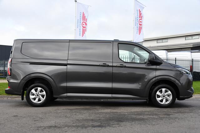 Ford TRANSIT CUSTOM E-Transit 340 L2H1 Limited 65 kWh Virtual, Adaptieve Cruise, Camera, Carplay, Stoelverwarming, LED, 218pk, NAVI, Uniek!