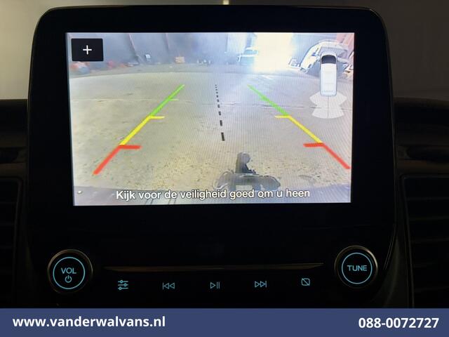 Ford TRANSIT CUSTOM 2.0 TDCI 108pk L1H1 Euro6 Airco | Camera | Apple Carplay | LED | Cruisecontrol | 2500kg Trekhaak Android Auto, Verwarmde voorruit, Parkeersensoren, Bijrijdersbank