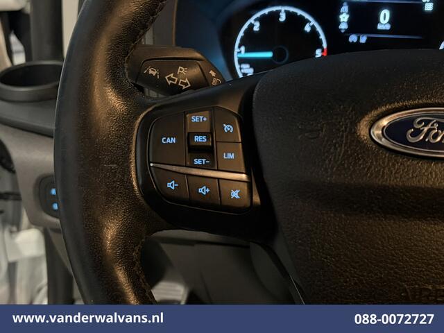 Ford TRANSIT CUSTOM 2.0 TDCI 108pk L1H1 Euro6 Airco | Camera | Apple Carplay | LED | Cruisecontrol | 2500kg Trekhaak Android Auto, Verwarmde voorruit, Parkeersensoren, Bijrijdersbank