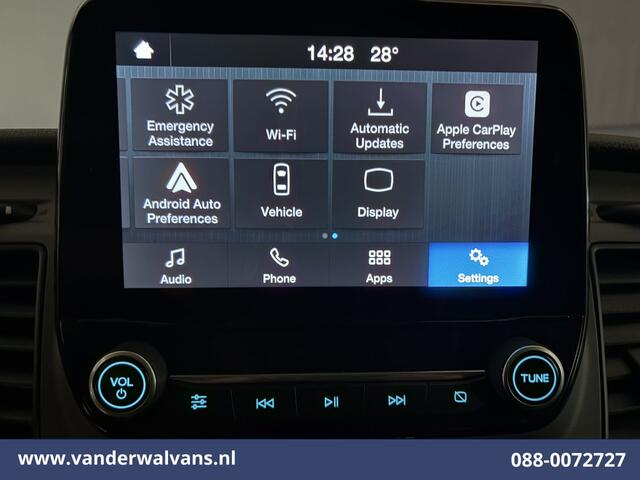 Ford TRANSIT CUSTOM 2.0 TDCI L2H1 Euro6 Airco | Camera | Omvormer | Apple Carplay | LED | Cruisecontrol | 2800kg Trekhaak Android Auto, Verwarmde voorruit, Parkeersensoren, Bijrijdersbank
