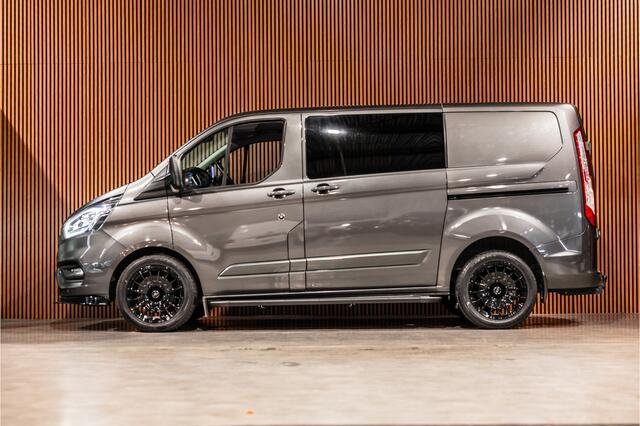 Ford TRANSIT CUSTOM 300 2.0 TDCI DC | Dubbel cabine | L+R Schuifdeur | Elek stoelen | CarPlay | Lederen bekleding | Navigatie | Stoelverwarming | Nieuwe APK | NAP Logisch
