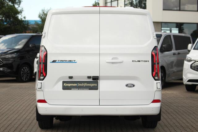 Ford TRANSIT CUSTOM E-Transit 320 L2H1 Limited DC | 71 kWh | 160kW/218pk | Pro Power | Trekgewicht 2300kg | Camera | Carplay/Android | Cruise | Lease 806,- p/m