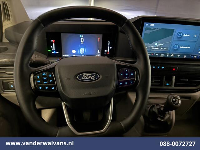 Ford TRANSIT CUSTOM 2.0 TDCI 136pk L1H1 Euro6 Airco | Camera | Navigatie | LED | Apple Carplay | Adaptieve Cruisecontrol Android Auto, Verwarmde voorruit, Stoelverwarming, Parkeersensoren, Bijrijdersbank, 2590kg trekvermogen