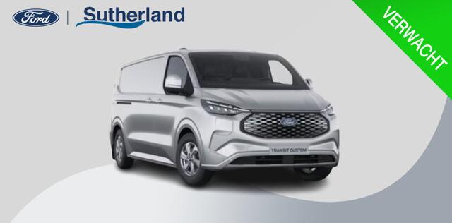 Ford TRANSIT CUSTOM E-Transit 340 L2H1 Limited 71 kWh 218pk | Laadvloer bescherming | 12-weg verstel- en verwarmbare AGR bestuurders- en passagiersstoel Laadvloer bescherming,12-weg verstel- en verwarmbare AGR bestuurders- en passagiersstoel | Trekhaakvoorbereiding | 17 inch lichtmetalen velgen (Carbonised Grey) | Driver Assistent Pack Ultimate | AGM accu | BEV 3-fase oplaadkabel (mode 3, 32A, 10m)