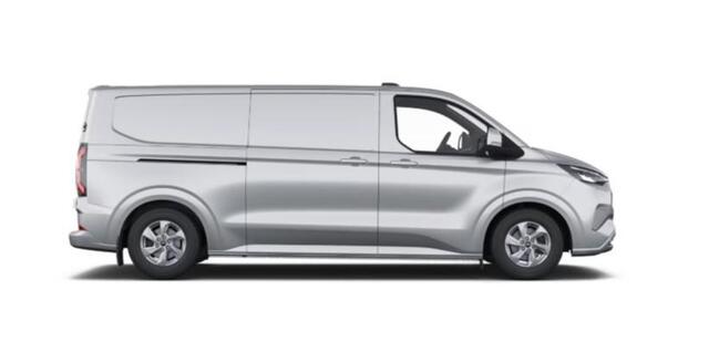 Ford TRANSIT CUSTOM E-Transit 340 L2H1 Limited 71 kWh 218pk | Laadvloer bescherming | 12-weg verstel- en verwarmbare AGR bestuurders- en passagiersstoel Laadvloer bescherming,12-weg verstel- en verwarmbare AGR bestuurders- en passagiersstoel | Trekhaakvoorbereiding | 17 inch lichtmetalen velgen (Carbonised Grey) | Driver Assistent Pack Ultimate | AGM accu | BEV 3-fase oplaadkabel (mode 3, 32A, 10m)