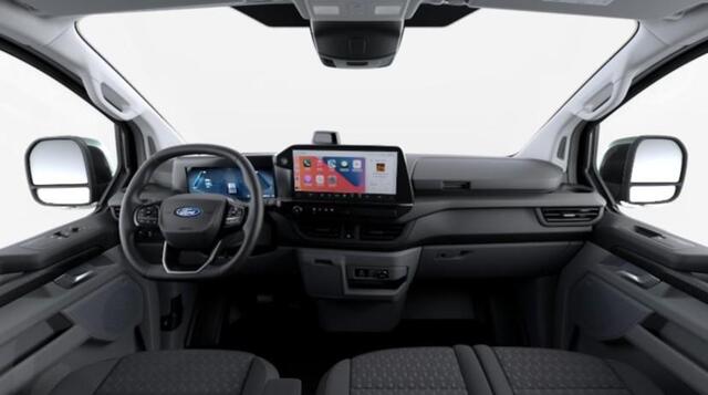 Ford TRANSIT CUSTOM E-Transit 340 L2H1 Limited 71 kWh 218pk | Laadvloer bescherming | 12-weg verstel- en verwarmbare AGR bestuurders- en passagiersstoel Laadvloer bescherming,12-weg verstel- en verwarmbare AGR bestuurders- en passagiersstoel | Trekhaakvoorbereiding | 17 inch lichtmetalen velgen (Carbonised Grey) | Driver Assistent Pack Ultimate | AGM accu | BEV 3-fase oplaadkabel (mode 3, 32A, 10m)
