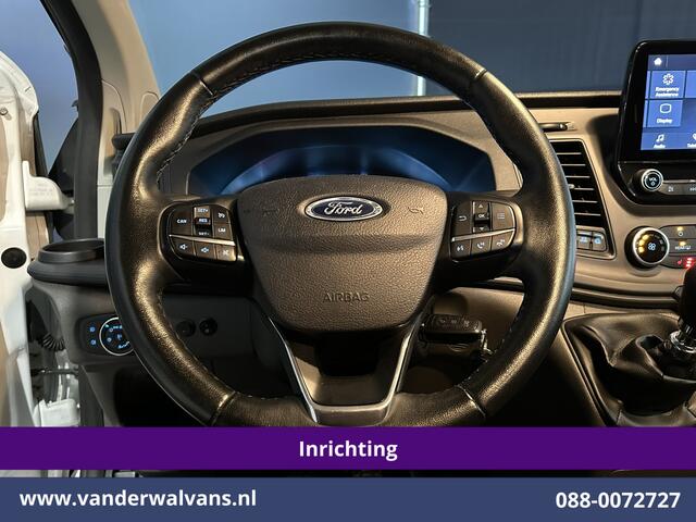Ford TRANSIT CUSTOM 2.0 TDCI 130pk L2H1 Inrichting Euro6 Airco | Camera | 2800kg Trekhaak | LED | Cruisecontrol Stoelverwarming, Verwarmde voorruit, Parkeersensoren, Achterklep