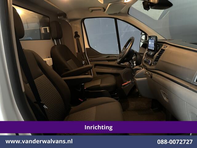 Ford TRANSIT CUSTOM 2.0 TDCI 130pk L2H1 Inrichting Euro6 Airco | Camera | 2800kg Trekhaak | LED | Cruisecontrol Stoelverwarming, Verwarmde voorruit, Parkeersensoren, Achterklep