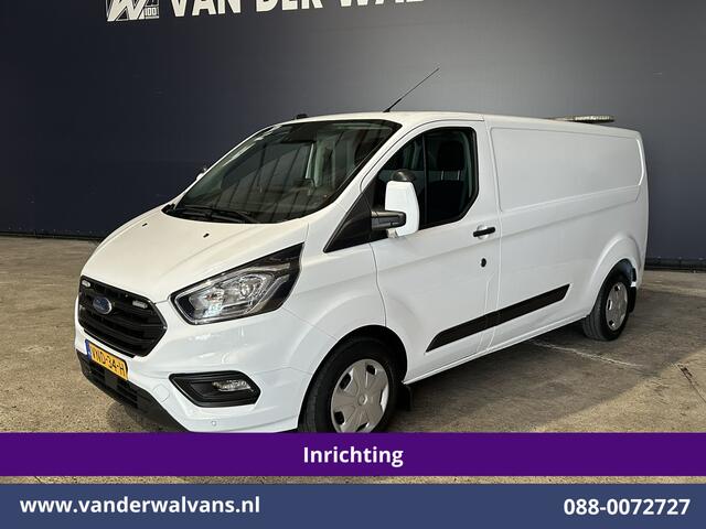 Ford TRANSIT CUSTOM 2.0 TDCI 130pk L2H1 Inrichting Euro6 Airco | Camera | 2800kg Trekhaak | LED | Cruisecontrol Stoelverwarming, Verwarmde voorruit, Parkeersensoren, Achterklep