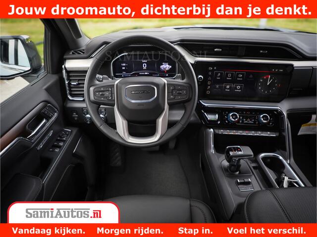 GMC SIERRA DENALI | All-In Prijs | 6,2 V8 Full Option | De Meest Luxe Pick-Up in zijn Klasse | Comfortabele Dubbele Cabine met Royale 5 Zitplaatsen | BPM vrij | Nu Leverbaar uit Voorraad | Voorraad Nr 433587