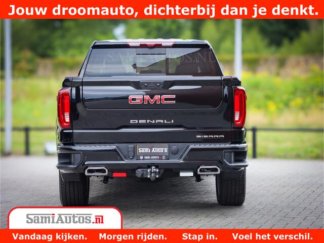 GMC SIERRA DENALI | All-In Prijs | 6,2 V8 Full Option | De Meest Luxe Pick-Up in zijn Klasse | Comfortabele Dubbele Cabine met Royale 5 Zitplaatsen | BPM vrij | Nu Leverbaar uit Voorraad | Voorraad Nr 433587