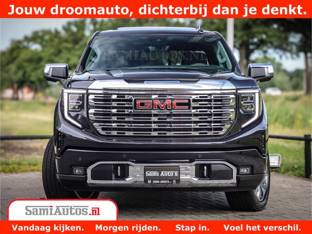 GMC SIERRA DENALI | All-In Prijs | 6,2 V8 Full Option | De Meest Luxe Pick-Up in zijn Klasse | Comfortabele Dubbele Cabine met Royale 5 Zitplaatsen | BPM vrij | Nu Leverbaar uit Voorraad | Voorraad Nr 420229