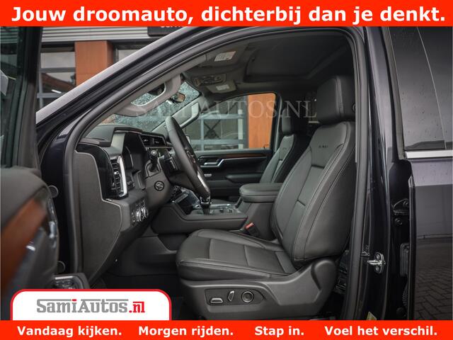 GMC SIERRA DENALI | All-In Prijs | 6,2 V8 Full Option | De Meest Luxe Pick-Up in zijn Klasse | Comfortabele Dubbele Cabine met Royale 5 Zitplaatsen | BPM vrij | Nu Leverbaar uit Voorraad | Voorraad Nr 420229