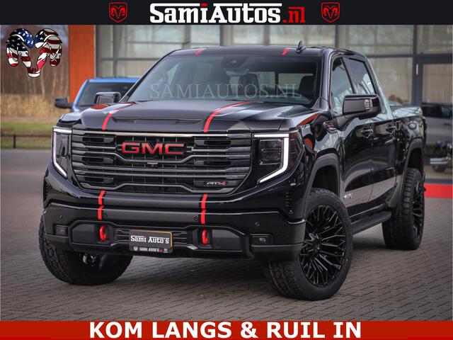 GMC SIERRA AT4 6.2 V8 4X4 | VIRTUAL COCKPIT | LPG | HUD | BOM VOL | DC | RAM DEALER NEDERLAND | Dubbele Cabine met Royale 5 Zitplaatsen | BPM vrij | Nu Leverbaar uit Voorraad | Voorraad Nr 261530 |