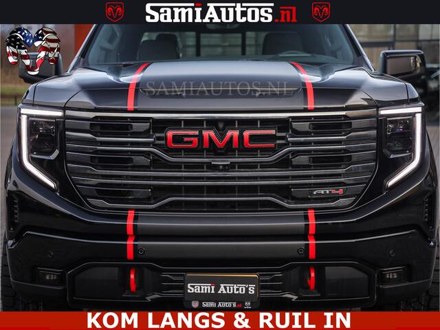 GMC SIERRA AT4 6.2 V8 4X4 | VIRTUAL COCKPIT | LPG | HUD | BOM VOL | DC | RAM DEALER NEDERLAND | Dubbele Cabine met Royale 5 Zitplaatsen | BPM vrij | Nu Leverbaar uit Voorraad | Voorraad Nr 261530 |