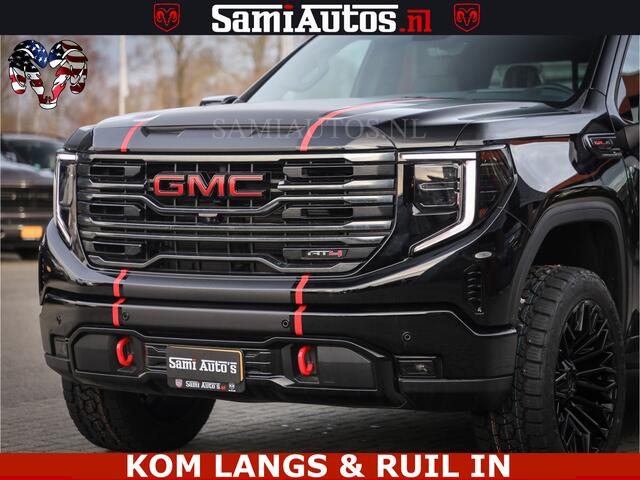 GMC SIERRA AT4 6.2 V8 4X4 | VIRTUAL COCKPIT | LPG | HUD | BOM VOL | DC | RAM DEALER NEDERLAND | Dubbele Cabine met Royale 5 Zitplaatsen | BPM vrij | Nu Leverbaar uit Voorraad | Voorraad Nr 261530 |