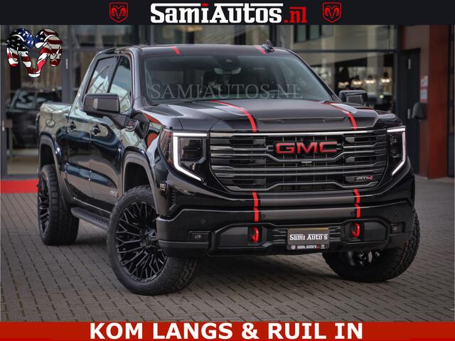 GMC SIERRA AT4 6.2 V8 4X4 | VIRTUAL COCKPIT | LPG | HUD | BOM VOL | DC | RAM DEALER NEDERLAND | Dubbele Cabine met Royale 5 Zitplaatsen | BPM vrij | Nu Leverbaar uit Voorraad | Voorraad Nr 261530 |