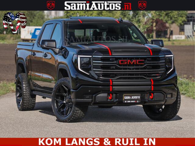 GMC SIERRA AT4 6.2 V8 4X4 | VIRTUAL COCKPIT | LPG | HUD | BOM VOL | DC | RAM DEALER NEDERLAND | Dubbele Cabine met Royale 5 Zitplaatsen | BPM vrij | Nu Leverbaar uit Voorraad | Voorraad Nr 261530 |