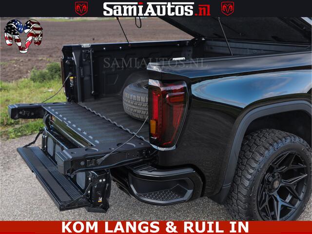 GMC SIERRA AT4 6.2 V8 4X4 | VIRTUAL COCKPIT | LPG | HUD | BOM VOL | DC | RAM DEALER NEDERLAND | Dubbele Cabine met Royale 5 Zitplaatsen | BPM vrij | Nu Leverbaar uit Voorraad | Voorraad Nr 261530 |