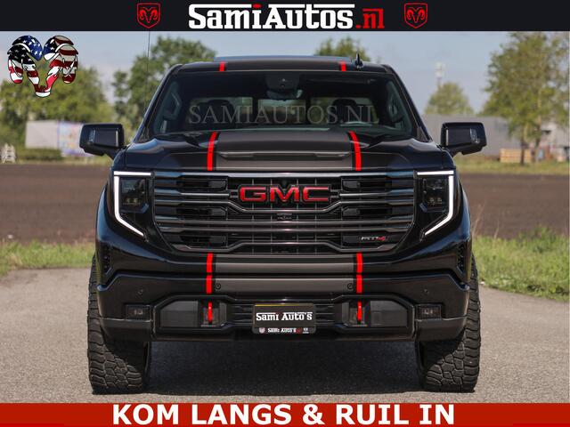 GMC SIERRA AT4 6.2 V8 4X4 | VIRTUAL COCKPIT | LPG | HUD | BOM VOL | DC | RAM DEALER NEDERLAND | Dubbele Cabine met Royale 5 Zitplaatsen | BPM vrij | Nu Leverbaar uit Voorraad | Voorraad Nr 261530 |