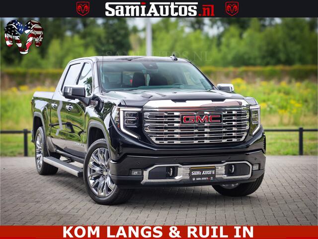 GMC SIERRA DENALI | All-In Prijs | 6,2 V8 Full Option | De Meest Luxe Pick-Up in zijn Klasse | Comfortabele Dubbele Cabine met Royale 5 Zitplaatsen | BPM vrij | Nu Leverbaar uit Voorraad | Voorraad Nr 9194